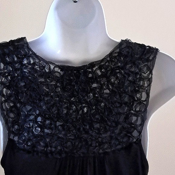 Pullover Sexy Lace Back Mini Dress Top Floaty Sleeveless American Rag Cie S XS - Picture 5 of 12